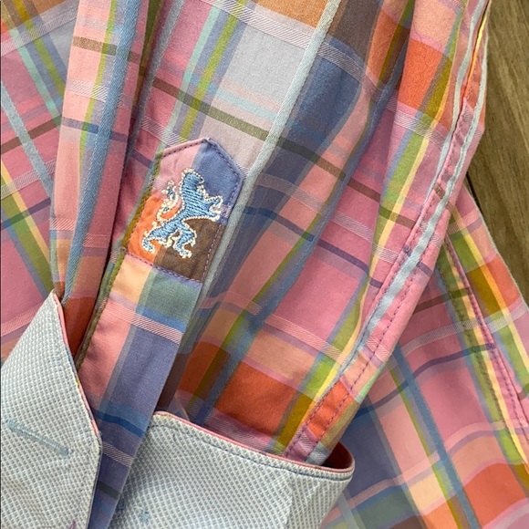 BUGATCHI square button dress shirt - Picture 3 of 9
